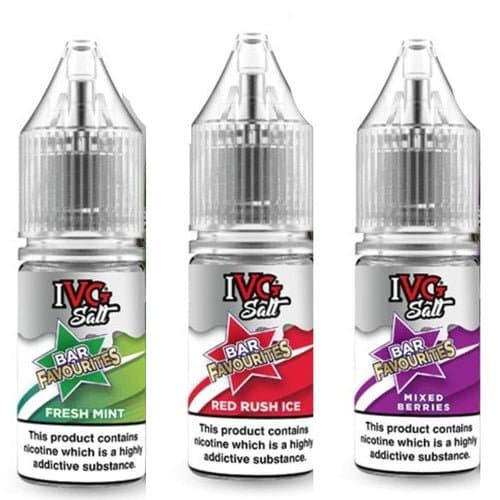 Ivg nic salt bar favourite 10ml e liquid